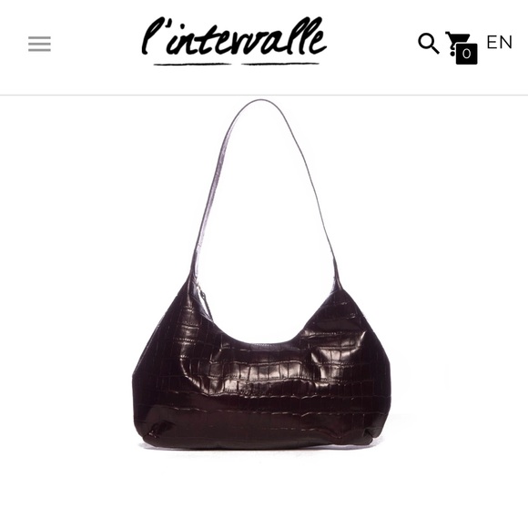 Beautiful leather L’intervalle bag. Made in Spain. Brand new! Open to trades. - Picture 3 of 4